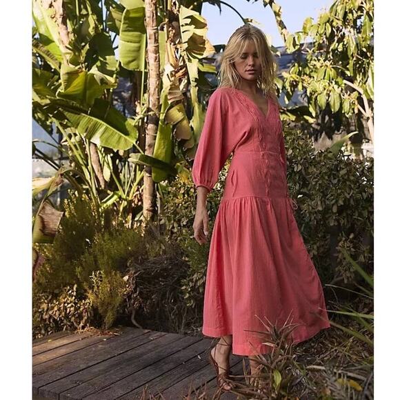 New Free People On The Move Midi Dress free-est $118 X-SMALL Black - Picture 6 of 8